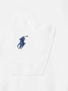 Pony Embroidered Logo Pocket Short Sleeve T-Shirt White - POLO RALPH LAUREN - BALAAN 3