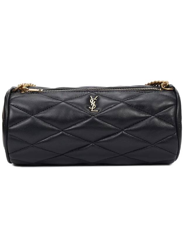 Tube Quilting Small Shoulder Bag Black - SAINT LAURENT - BALAAN 3