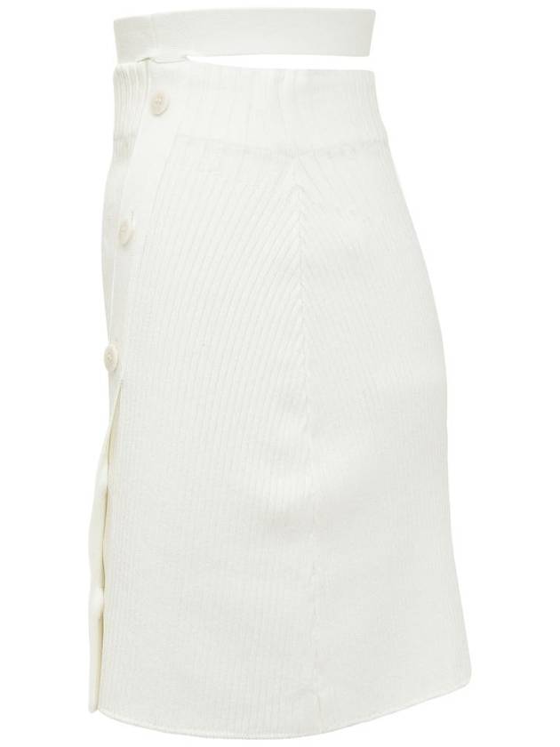 Andreādamo Ribbed Skirt - ANDREADAMO - BALAAN 3