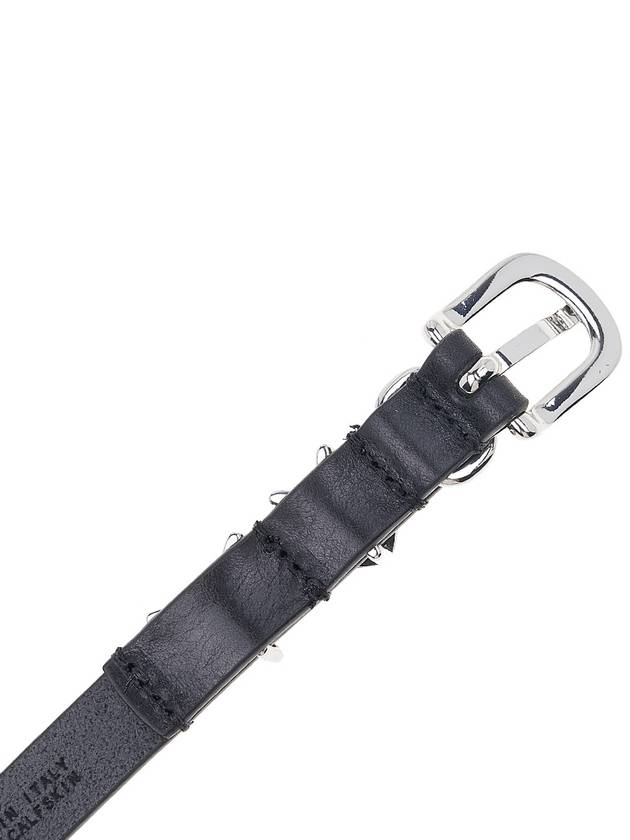 Y Project Y Love Buckle Leather Belt BELT11CS24 BLACK SILVER - Y/PROJECT - BALAAN 7