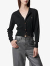 Bea Crop Cardigan Black - VIVIENNE WESTWOOD - BALAAN 2