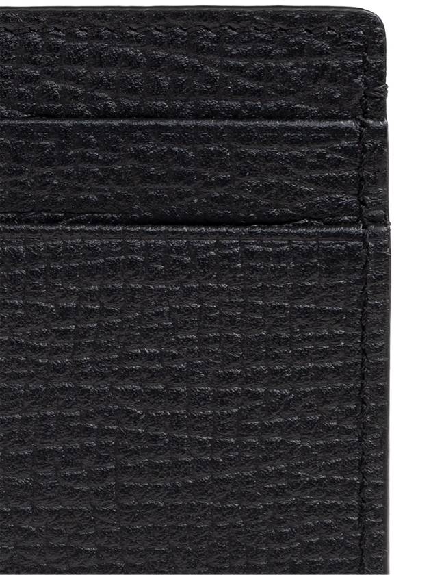 Versace Leather Card Holder, Men's, Black - VERSACE - BALAAN 3