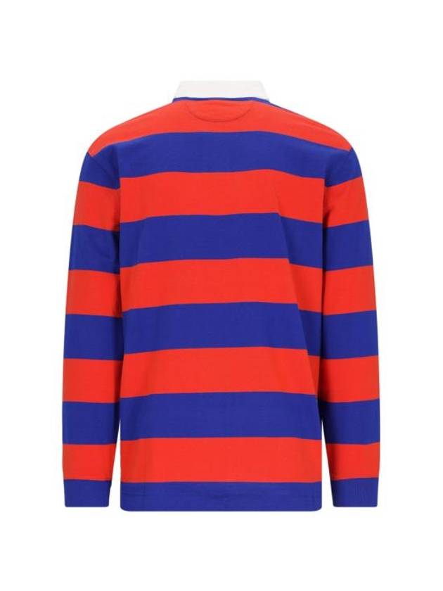 Striped Polo Shirt Orange Royal - POLO RALPH LAUREN - BALAAN 3