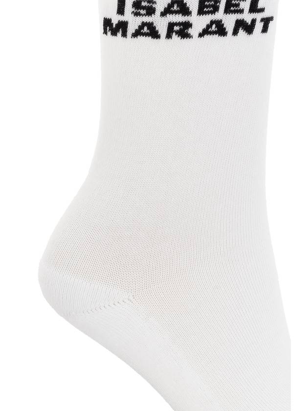 Isabel Marant ‘Dawi’ Socks, Women's, White - ISABEL MARANT - BALAAN 3