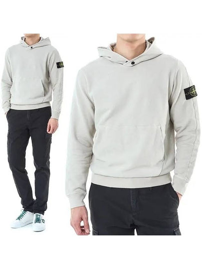 Compass Logo Patch Hoodie Ice - STONE ISLAND - BALAAN 2