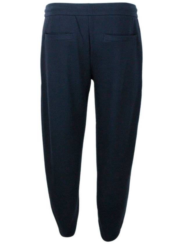 Armani Exchange Trousers Blue - ARMANI EXCHANGE - BALAAN 3