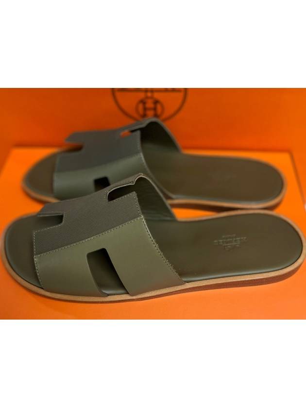 Izmir Khaki Sandals Men Slippers KhakiH222845ZH - HERMES - BALAAN 5