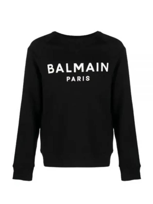 Logo Printing Sweatshirt Black - BALMAIN - BALAAN 2