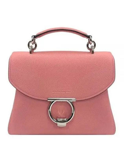 Gancini Small Tote Bag Pink - SALVATORE FERRAGAMO - BALAAN 2