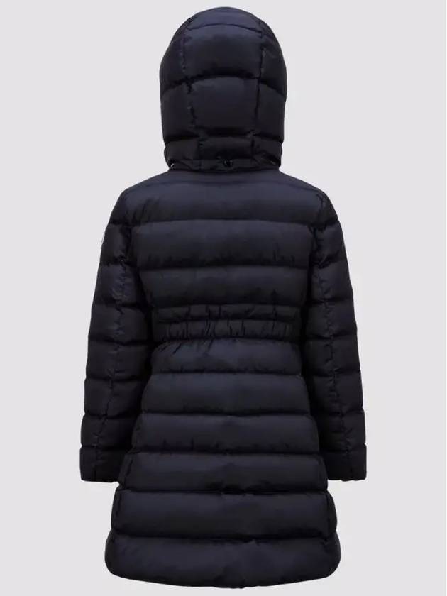 Kids Charpal Hooded Long Down Padding Night Blue - MONCLER - BALAAN 3