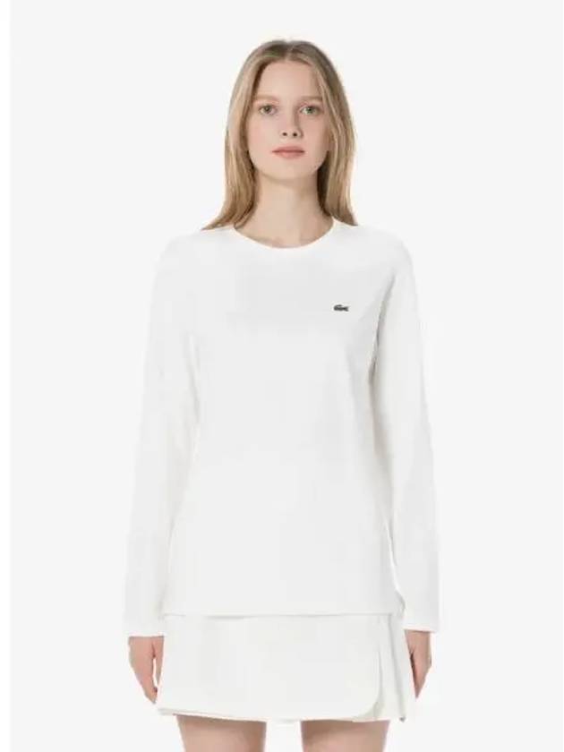 Women s Basic Long Sleeve T Shirt TF025E 54N 70V Domestic Product GQ2N24073051781 - LACOSTE - BALAAN 1