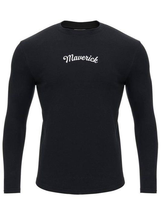 Maverick Men's RT Logo Muscle Fit Long Sleeve T-Shirt NO1 Black - MAVRK - BALAAN 2