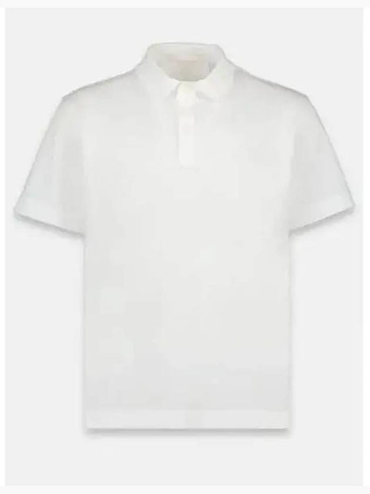 Embroidered Logo Cotton Polo Shirt White - GIVENCHY - BALAAN 2