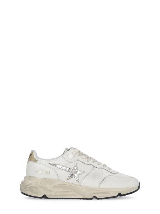 Running Sole In Nappa With Silver Star And Gold Leather Heel Tab Sneakers White - GOLDEN GOOSE - BALAAN 2