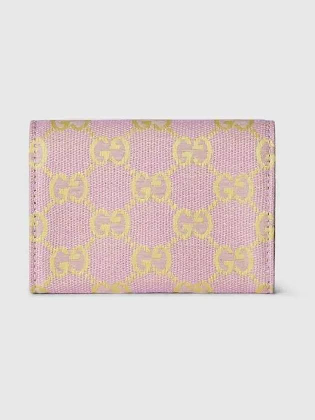 GG Canvas Cald Wallet Lilac - GUCCI - BALAAN 6