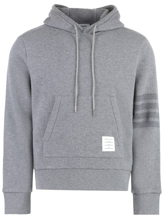 4 Bar Stripe Hoodie Grey - THOM BROWNE - BALAAN 2