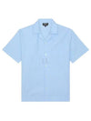 Chemisette Edd Short Sleeve Shirt Blue - A.P.C. - BALAAN 2