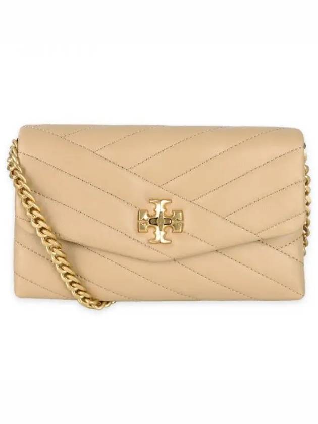 Kira Chevron Chain Long Wallet Desert Dune - TORY BURCH - BALAAN 2