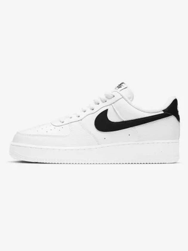 Men's Air Force 1 07 Low Top Sneakers White Black - NIKE - BALAAN 2