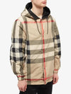 Reversible Check Hooded Jacket Archive Beige - BURBERRY - BALAAN 7