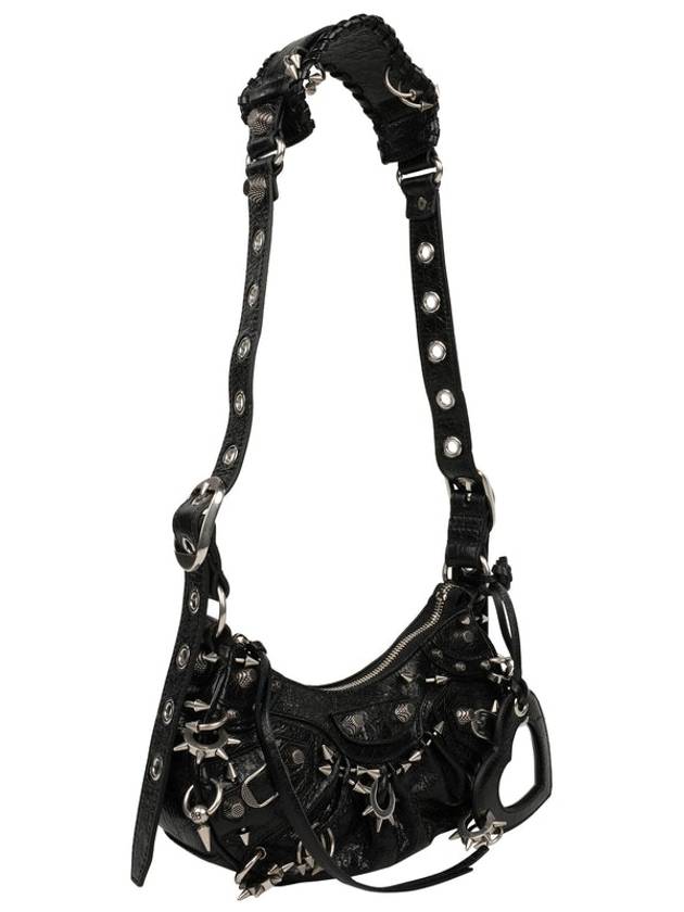 Le Cargol XS Metal Detail Shoulder Bag Black - BALENCIAGA - BALAAN 3