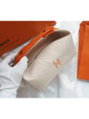 Breed a Brake Case Beige Orange Pouch Small PM - HERMES - BALAAN 3