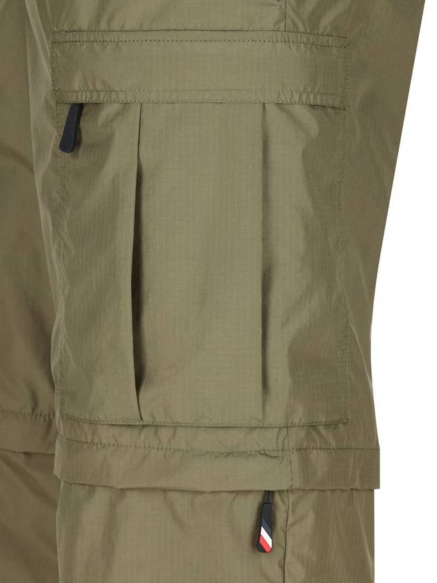 Men's Grenoble Dynamic Cargo Track Pants Green - MONCLER - BALAAN 4