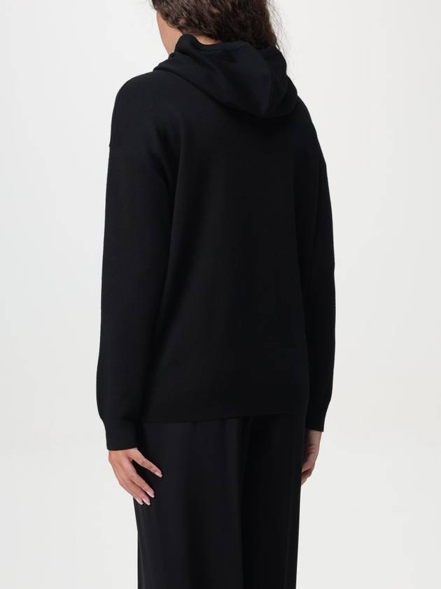 Pamir Virgin Wool Hoodie Black - MAX MARA - BALAAN 3