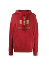 Mansell brushed hooded top red - ISABEL MARANT - BALAAN.