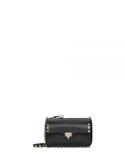 Rockstud Shoulder Bag Black - VALENTINO - BALAAN 2