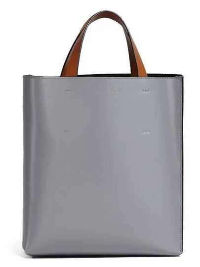 Museo Color Block Tote Bag Grey - MARNI - BALAAN 2