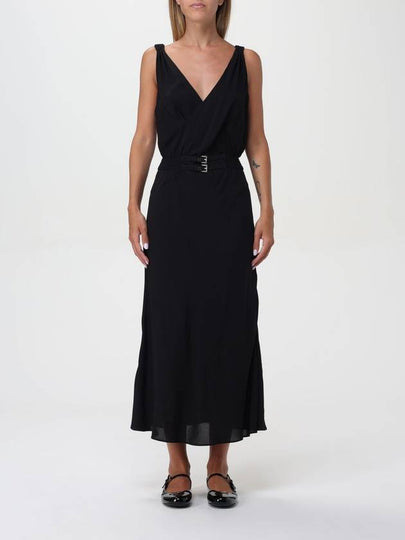 Sable long dress black - PRADA - BALAAN 2