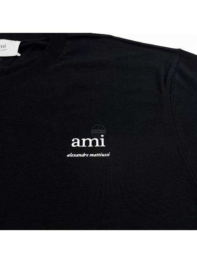 Alexandre Mattiussi Short Sleeve T-Shirt Black - AMI - BALAAN 4