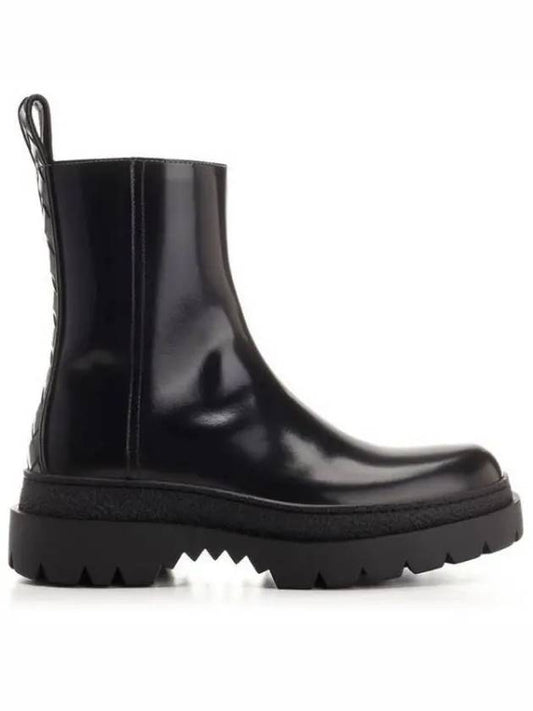 Leather Highway Ankle Boots Black - BOTTEGA VENETA - BALAAN 2