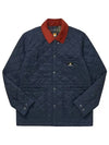 Kenning Quilting  Logo Patch Jacket Navy - BARBOUR - BALAAN 5