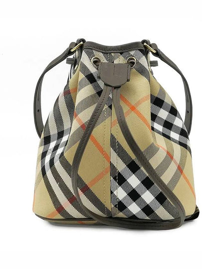 Check Bucket Bag Beige - BURBERRY - BALAAN 2