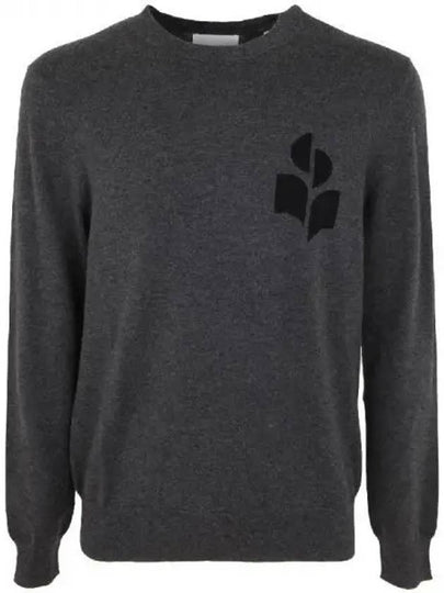 Men's Evans Logo Sweatshirt Grey - ISABEL MARANT - BALAAN 2