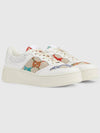 GG Embroider Low Top Sneakers White - GUCCI - BALAAN 3