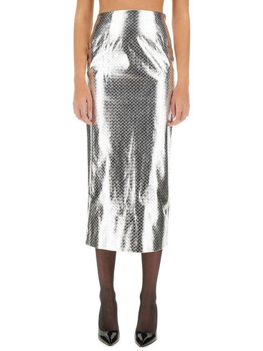 Rotate Birger Christensen Woven Pencil Skirt - ROTATE - BALAAN 1