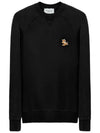 Chillax Fox Patch Classic Sweatshirt Black - MAISON KITSUNE - BALAAN 2