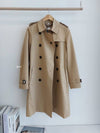 Women's Harbon Half Trench Coat Beige - BURBERRY - BALAAN 4