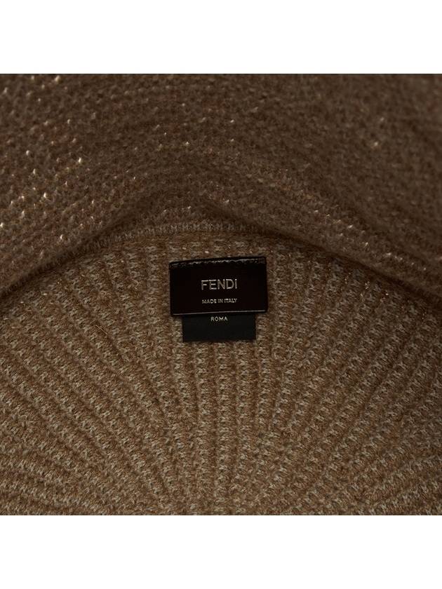 FF Cashmere Shopping Bag Beige - FENDI - BALAAN 9