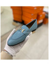 paris women loafer blue jeans - HERMES - BALAAN 2