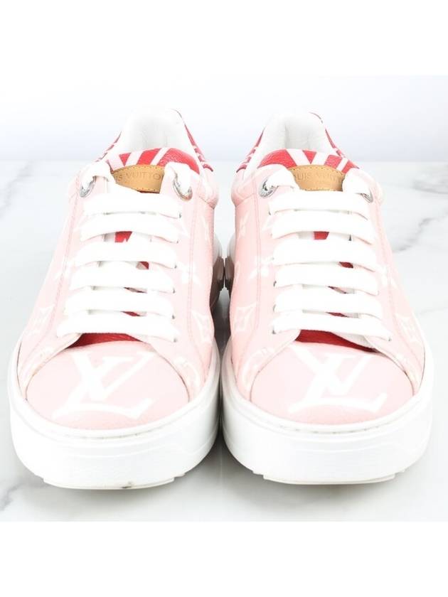 Monogram Time Out Sneakers Pink 36 5 235 - LOUIS VUITTON - BALAAN 3