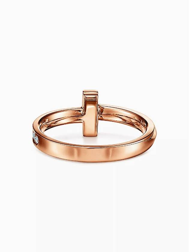 Tiffany T1 Ring 2 5mm Rose Gold Diamond Women - TIFFANY & CO. - BALAAN 5