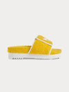 ADIDAS Women s Yellow Logo Slide Sandals Slippers 702398 UU010 7171 - GUCCI - BALAAN 1