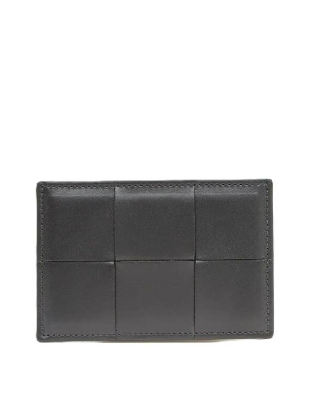 Intrecciato Cassette Card Wallet Black - BOTTEGA VENETA - BALAAN 2