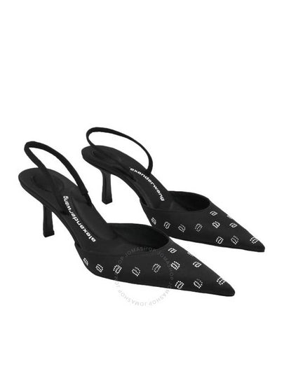 T by Alexander Wang Black Delphine 65 Slingback Pumps, Brand Size 35 ( US Size 5 ) - ALEXANDER WANG - BALAAN 2