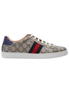 Ace GG Low Top Sneakers Ebony Beige - GUCCI - BALAAN 2