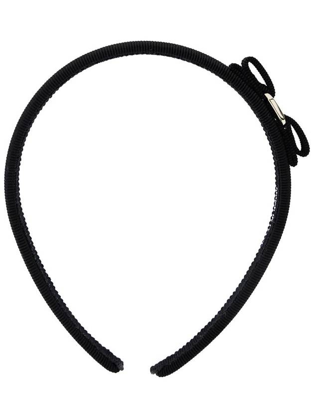 Vara Bow Headband Black - SALVATORE FERRAGAMO - BALAAN 2